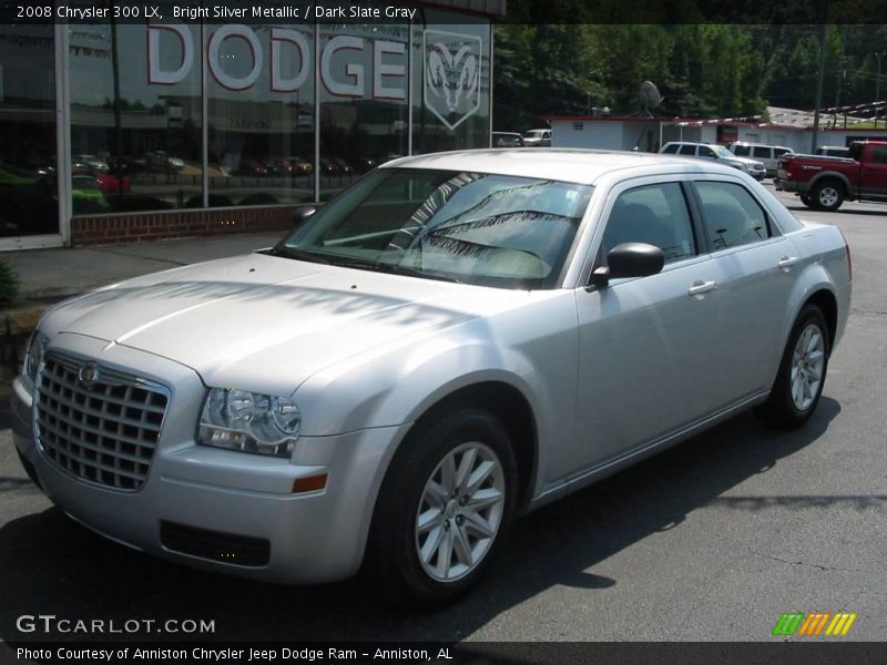 Bright Silver Metallic / Dark Slate Gray 2008 Chrysler 300 LX