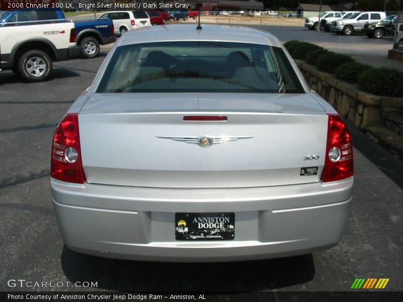 Bright Silver Metallic / Dark Slate Gray 2008 Chrysler 300 LX