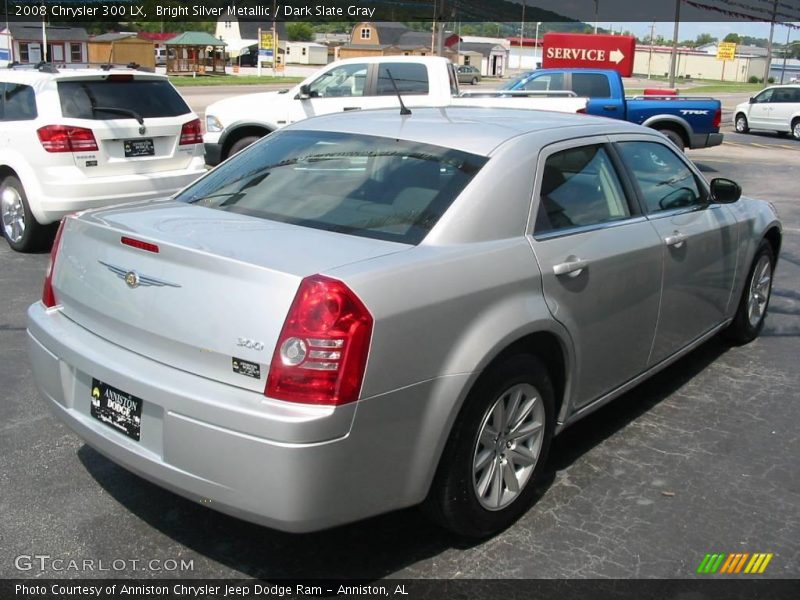 Bright Silver Metallic / Dark Slate Gray 2008 Chrysler 300 LX