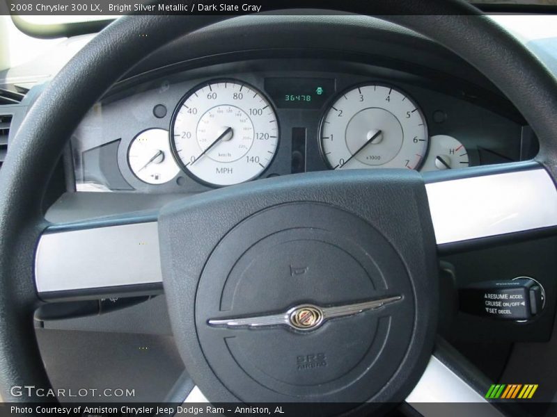 Bright Silver Metallic / Dark Slate Gray 2008 Chrysler 300 LX