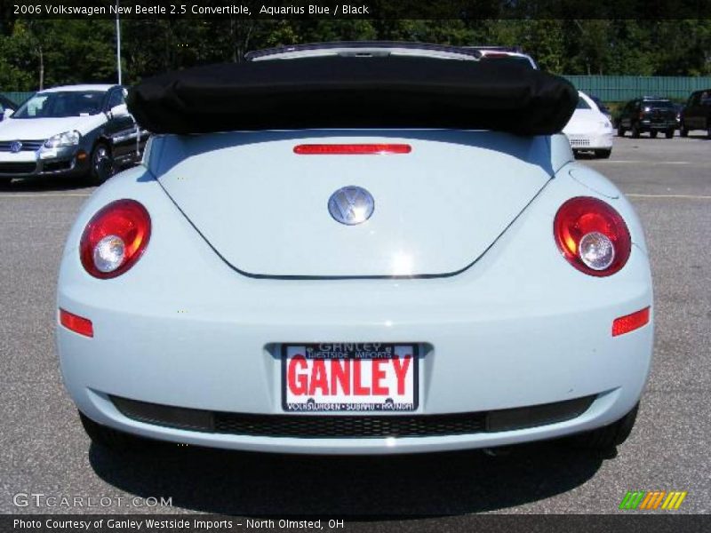 Aquarius Blue / Black 2006 Volkswagen New Beetle 2.5 Convertible