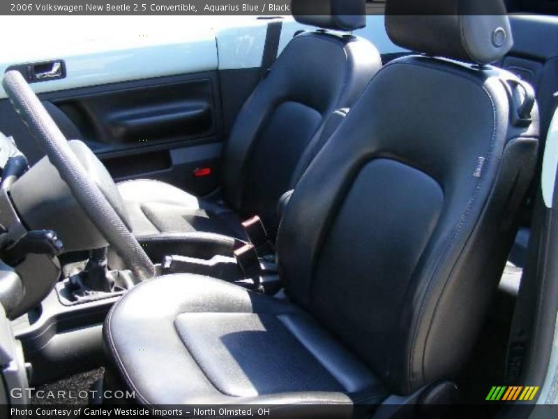 Aquarius Blue / Black 2006 Volkswagen New Beetle 2.5 Convertible