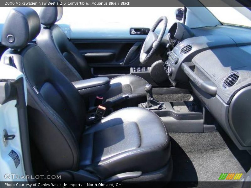 Aquarius Blue / Black 2006 Volkswagen New Beetle 2.5 Convertible
