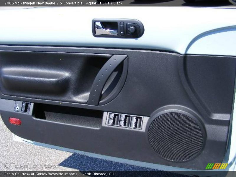 Aquarius Blue / Black 2006 Volkswagen New Beetle 2.5 Convertible