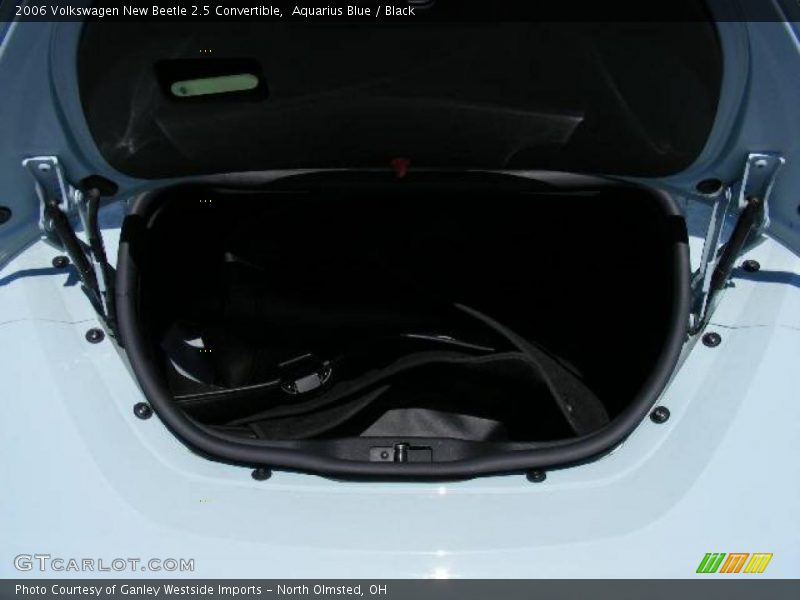 Aquarius Blue / Black 2006 Volkswagen New Beetle 2.5 Convertible