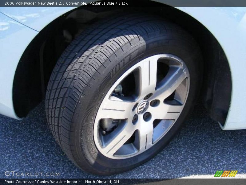 Aquarius Blue / Black 2006 Volkswagen New Beetle 2.5 Convertible