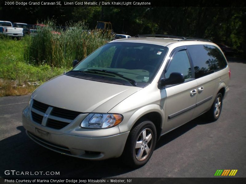 Linen Gold Metallic / Dark Khaki/Light Graystone 2006 Dodge Grand Caravan SE