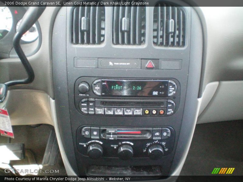 Linen Gold Metallic / Dark Khaki/Light Graystone 2006 Dodge Grand Caravan SE