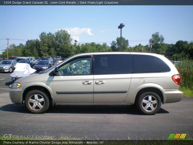 Linen Gold Metallic / Dark Khaki/Light Graystone 2006 Dodge Grand Caravan SE