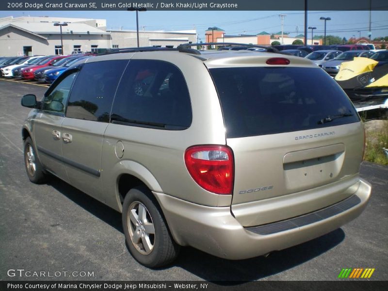Linen Gold Metallic / Dark Khaki/Light Graystone 2006 Dodge Grand Caravan SE