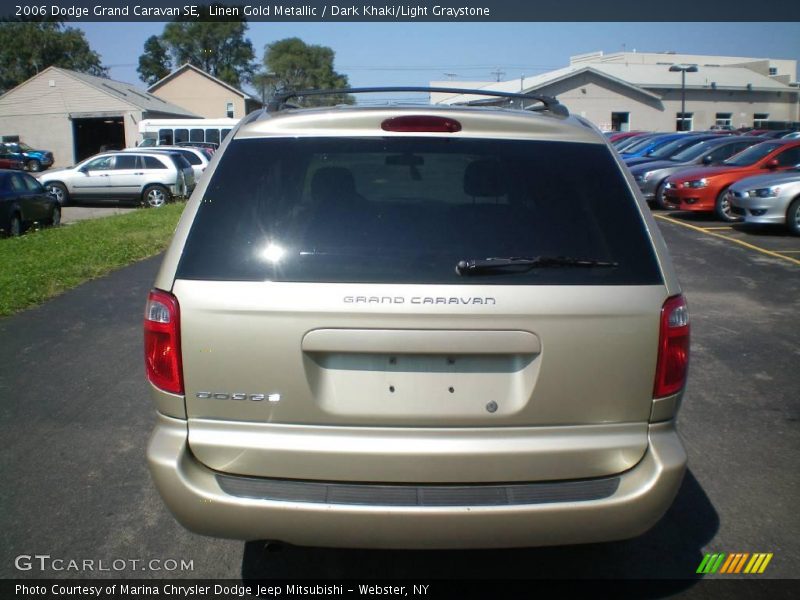 Linen Gold Metallic / Dark Khaki/Light Graystone 2006 Dodge Grand Caravan SE
