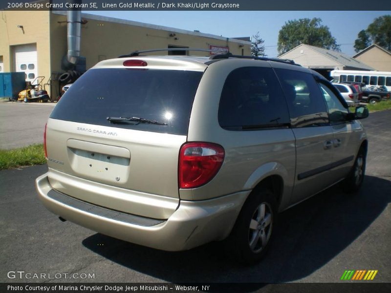 Linen Gold Metallic / Dark Khaki/Light Graystone 2006 Dodge Grand Caravan SE