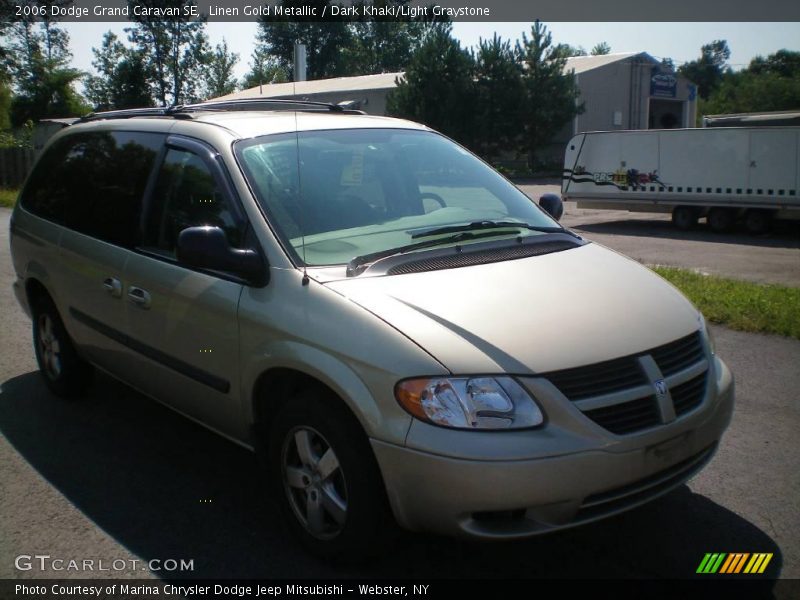 Linen Gold Metallic / Dark Khaki/Light Graystone 2006 Dodge Grand Caravan SE