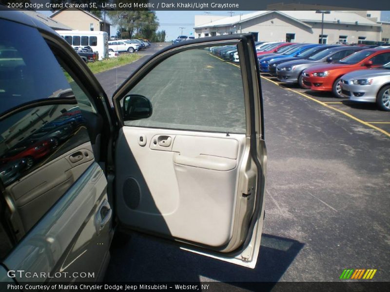 Linen Gold Metallic / Dark Khaki/Light Graystone 2006 Dodge Grand Caravan SE