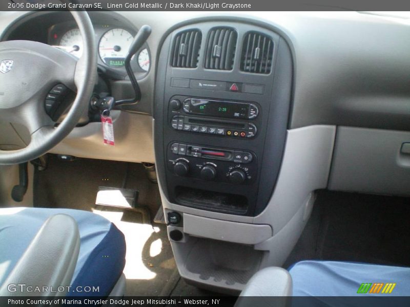 Linen Gold Metallic / Dark Khaki/Light Graystone 2006 Dodge Grand Caravan SE