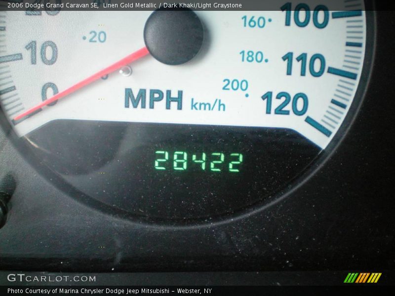 Linen Gold Metallic / Dark Khaki/Light Graystone 2006 Dodge Grand Caravan SE