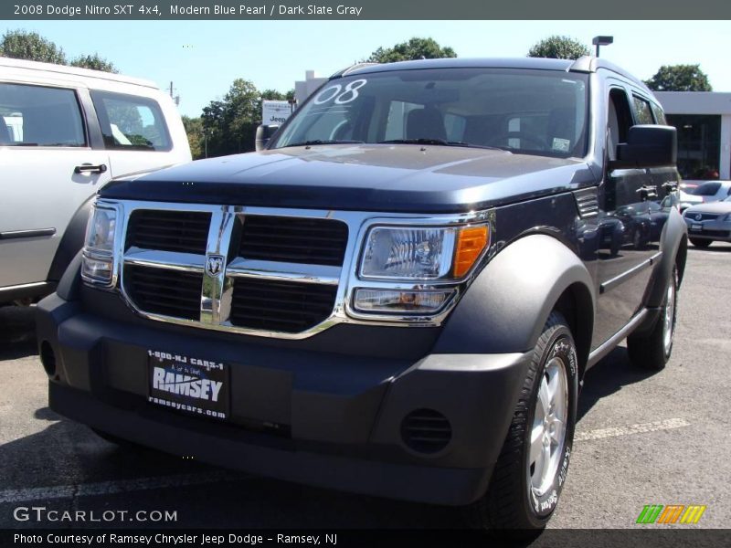 Modern Blue Pearl / Dark Slate Gray 2008 Dodge Nitro SXT 4x4