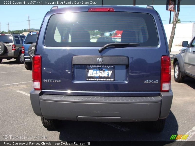 Modern Blue Pearl / Dark Slate Gray 2008 Dodge Nitro SXT 4x4
