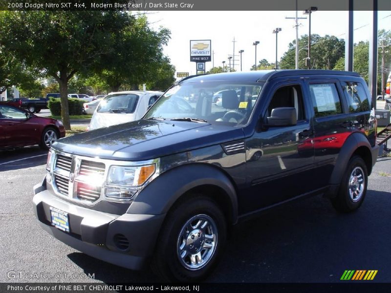 Modern Blue Pearl / Dark Slate Gray 2008 Dodge Nitro SXT 4x4