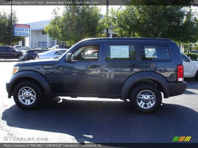 Modern Blue Pearl / Dark Slate Gray 2008 Dodge Nitro SXT 4x4