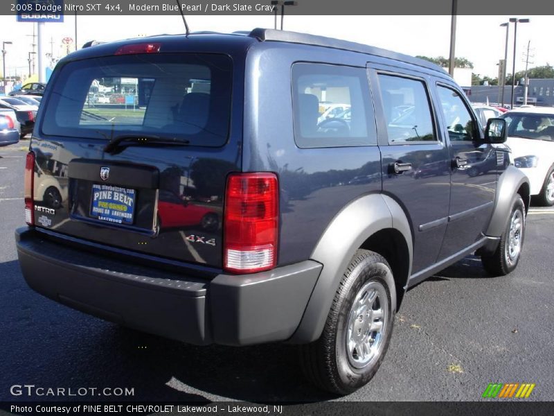 Modern Blue Pearl / Dark Slate Gray 2008 Dodge Nitro SXT 4x4
