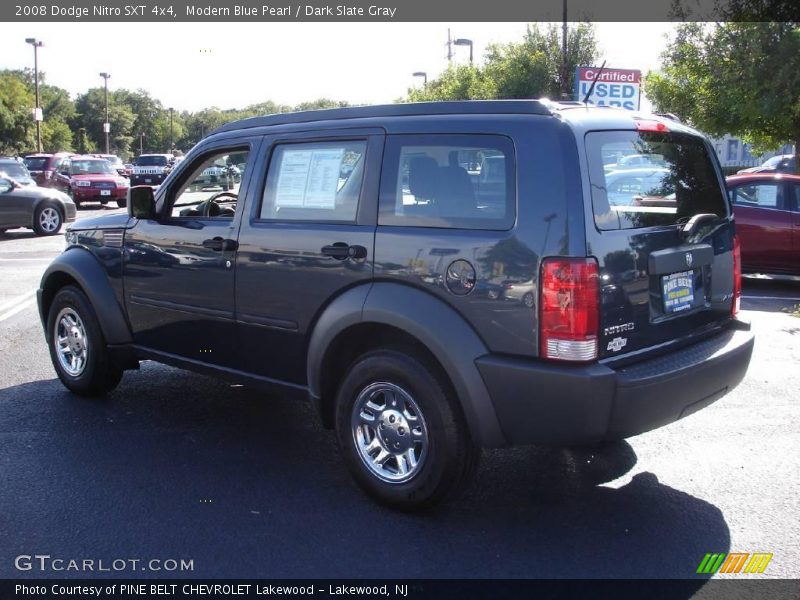 Modern Blue Pearl / Dark Slate Gray 2008 Dodge Nitro SXT 4x4