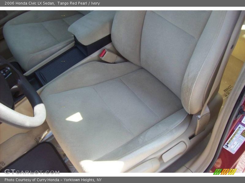Tango Red Pearl / Ivory 2006 Honda Civic LX Sedan