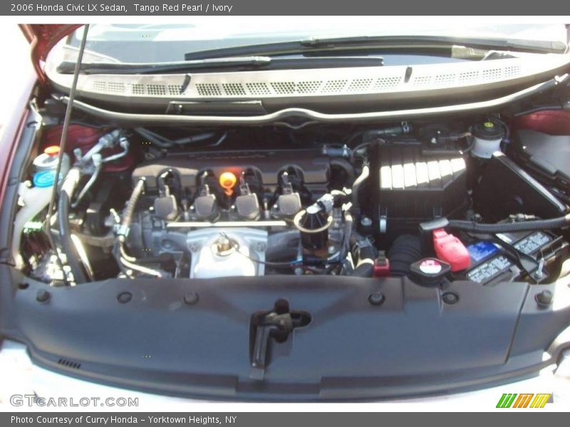 Tango Red Pearl / Ivory 2006 Honda Civic LX Sedan