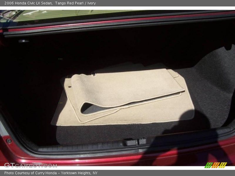 Tango Red Pearl / Ivory 2006 Honda Civic LX Sedan