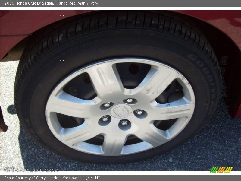 Tango Red Pearl / Ivory 2006 Honda Civic LX Sedan