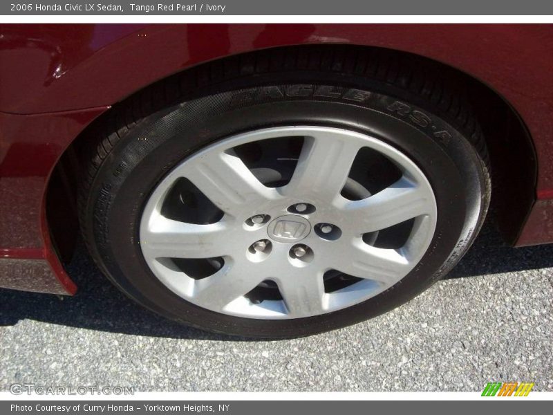 Tango Red Pearl / Ivory 2006 Honda Civic LX Sedan