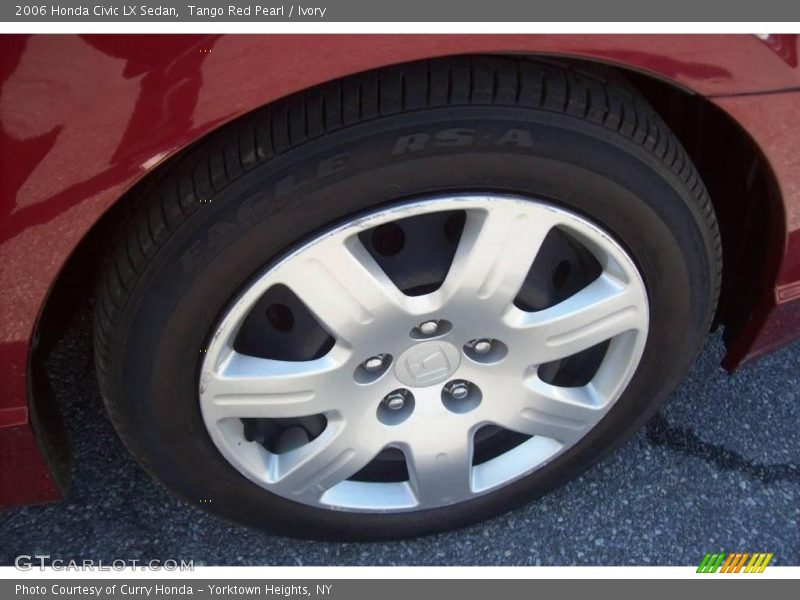 Tango Red Pearl / Ivory 2006 Honda Civic LX Sedan