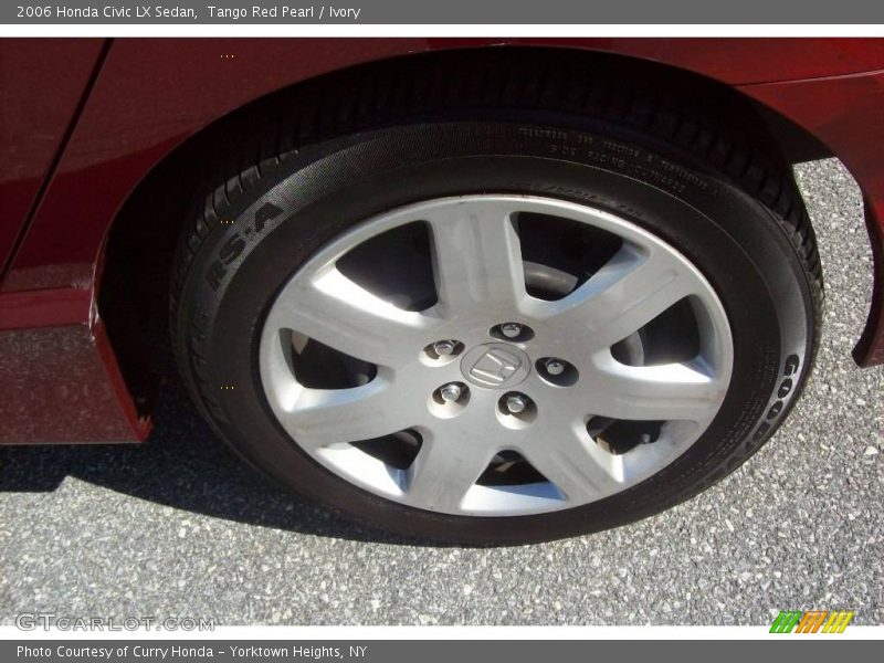 Tango Red Pearl / Ivory 2006 Honda Civic LX Sedan