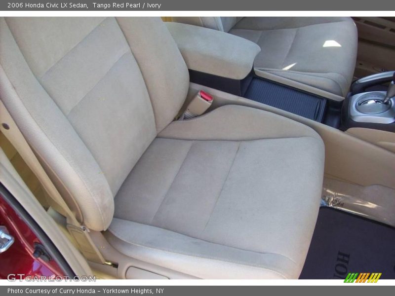 Tango Red Pearl / Ivory 2006 Honda Civic LX Sedan
