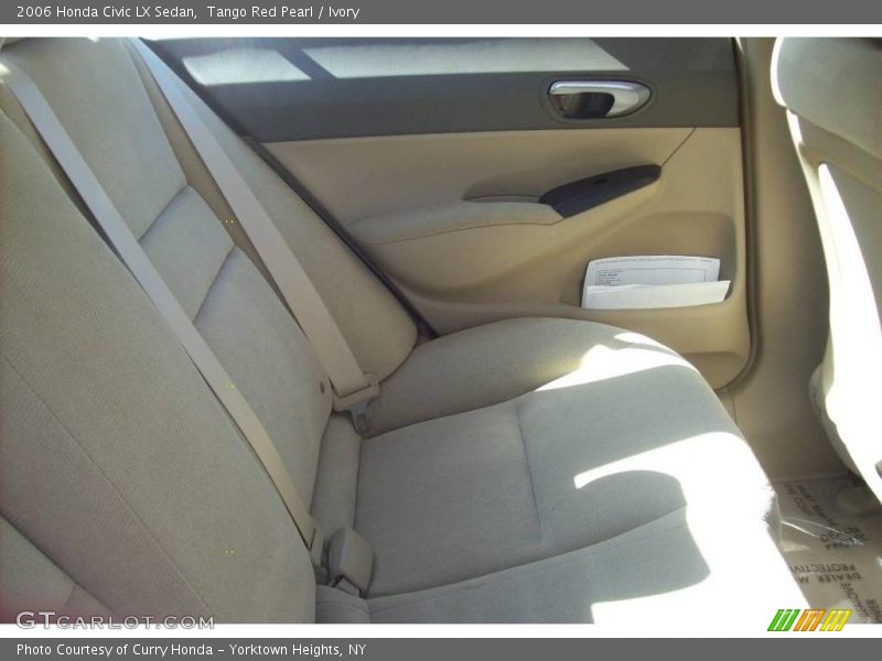 Tango Red Pearl / Ivory 2006 Honda Civic LX Sedan