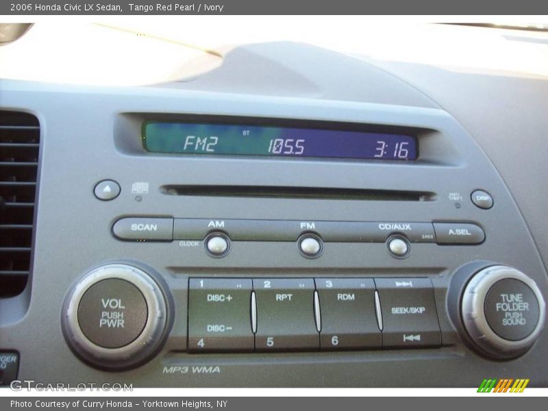 Tango Red Pearl / Ivory 2006 Honda Civic LX Sedan