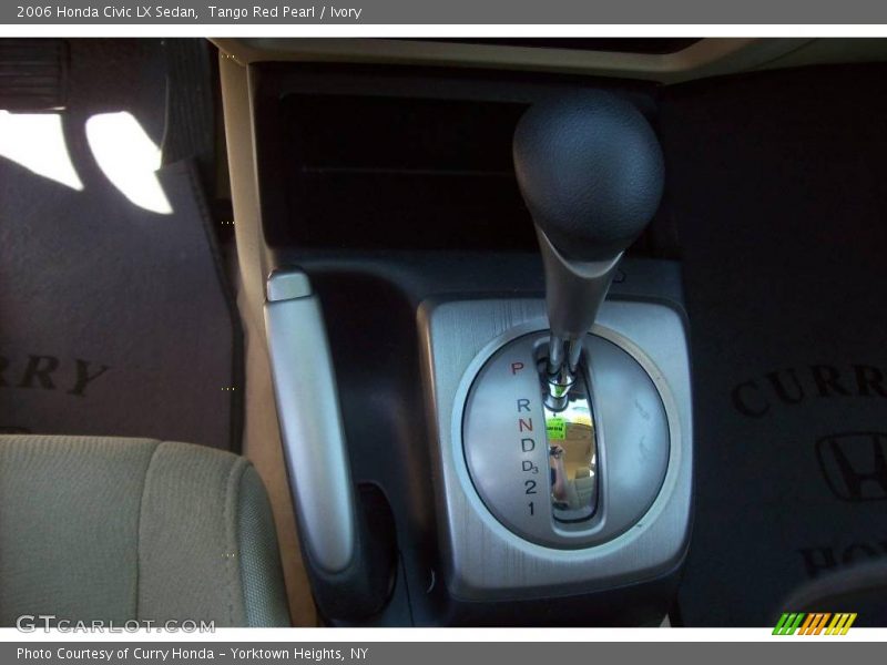 Tango Red Pearl / Ivory 2006 Honda Civic LX Sedan