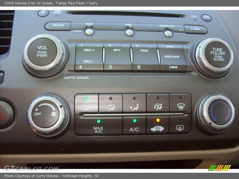 Tango Red Pearl / Ivory 2006 Honda Civic LX Sedan