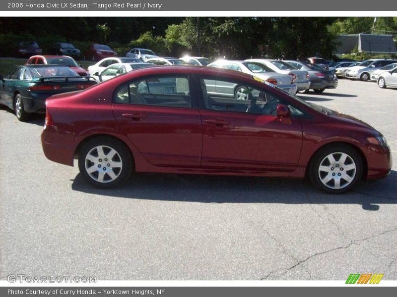 Tango Red Pearl / Ivory 2006 Honda Civic LX Sedan