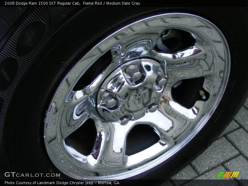 Flame Red / Medium Slate Gray 2008 Dodge Ram 1500 SXT Regular Cab