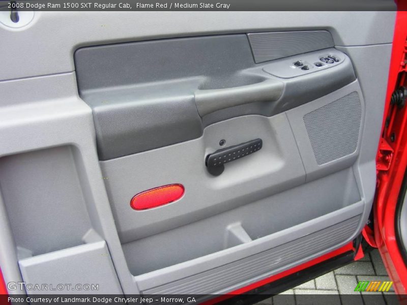 Flame Red / Medium Slate Gray 2008 Dodge Ram 1500 SXT Regular Cab