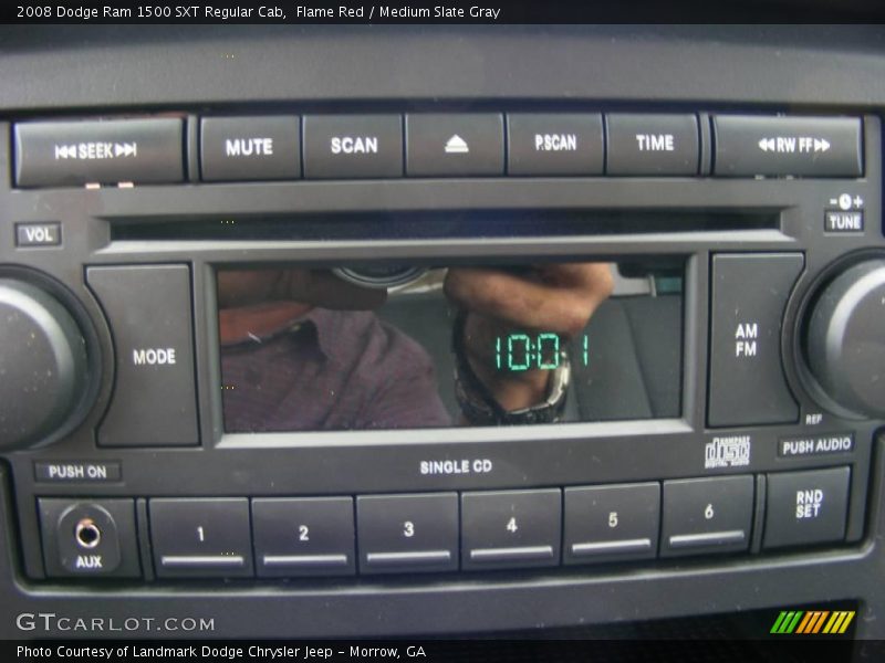 Flame Red / Medium Slate Gray 2008 Dodge Ram 1500 SXT Regular Cab