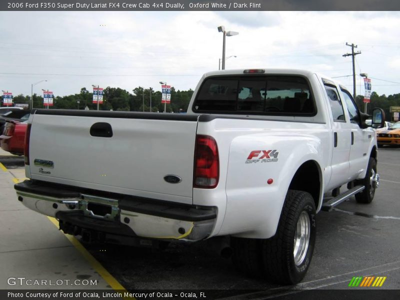 Oxford White / Dark Flint 2006 Ford F350 Super Duty Lariat FX4 Crew Cab 4x4 Dually