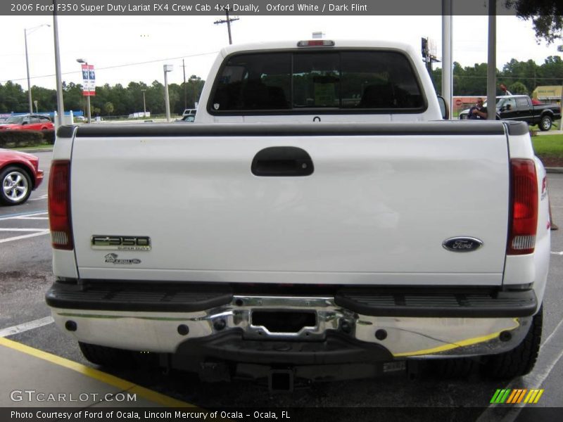 Oxford White / Dark Flint 2006 Ford F350 Super Duty Lariat FX4 Crew Cab 4x4 Dually