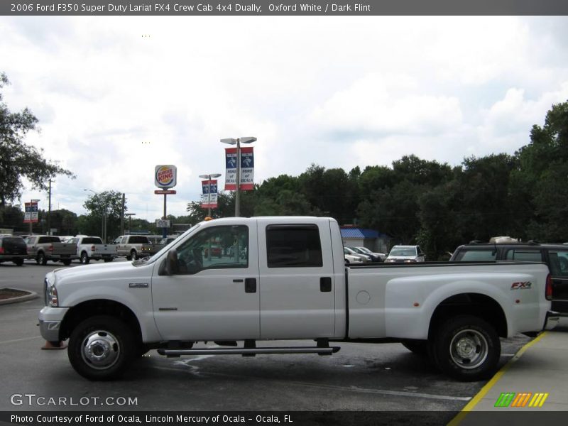Oxford White / Dark Flint 2006 Ford F350 Super Duty Lariat FX4 Crew Cab 4x4 Dually