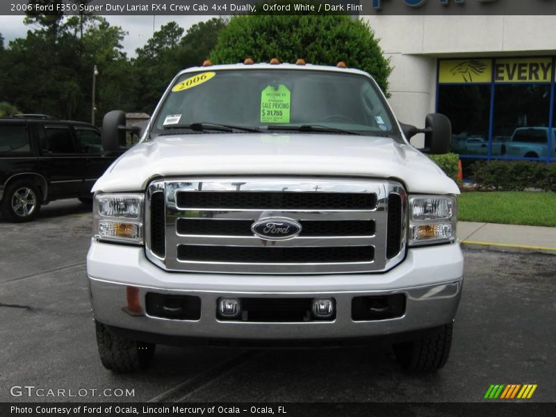 Oxford White / Dark Flint 2006 Ford F350 Super Duty Lariat FX4 Crew Cab 4x4 Dually