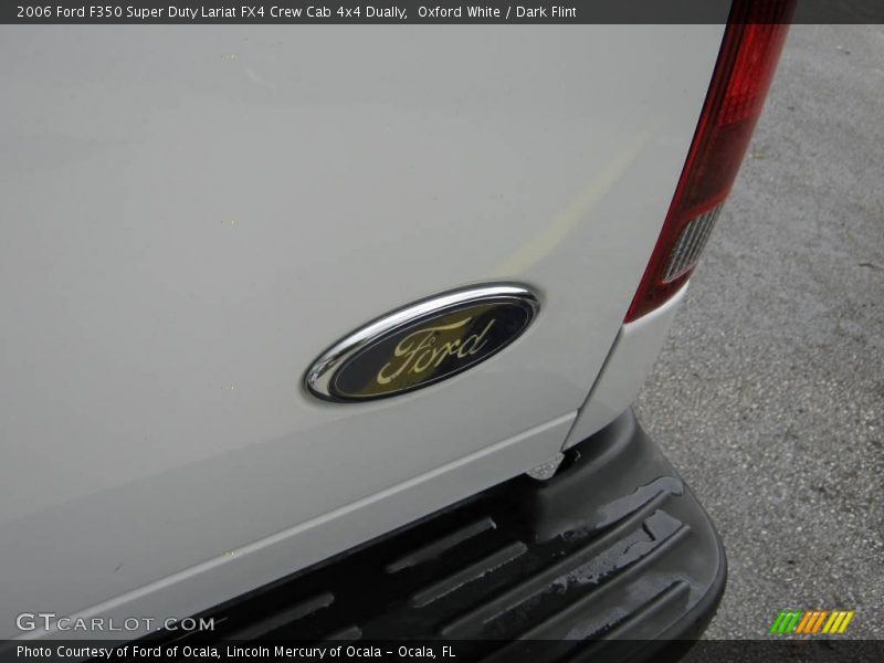 Oxford White / Dark Flint 2006 Ford F350 Super Duty Lariat FX4 Crew Cab 4x4 Dually