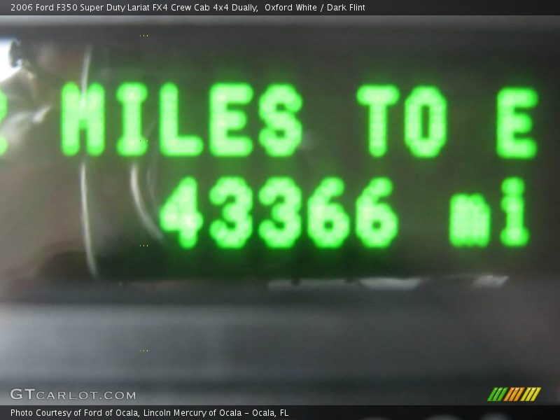 Oxford White / Dark Flint 2006 Ford F350 Super Duty Lariat FX4 Crew Cab 4x4 Dually