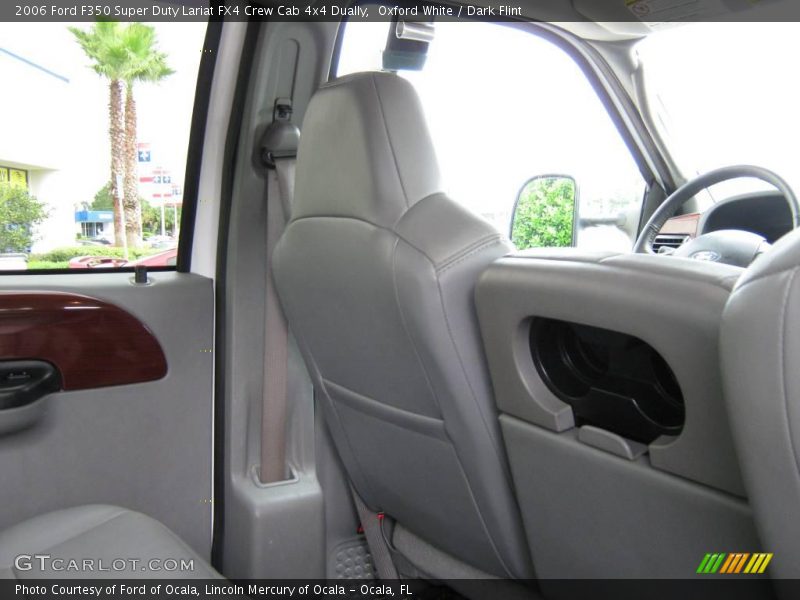 Oxford White / Dark Flint 2006 Ford F350 Super Duty Lariat FX4 Crew Cab 4x4 Dually