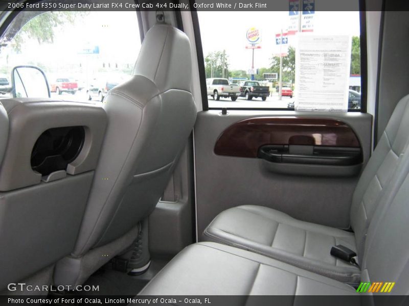 Oxford White / Dark Flint 2006 Ford F350 Super Duty Lariat FX4 Crew Cab 4x4 Dually